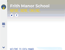 Tablet Screenshot of frithmanorschool.com